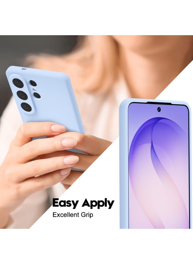 حومة جراب هاتف سامسونج جالاكسي S26 ألترا، مصنوع من السيليكون السائل الناعم والمطاط الهلامي، بتصميم أنيق وبسيط، مع غطاء لحماية الكاميرا. - Image 5